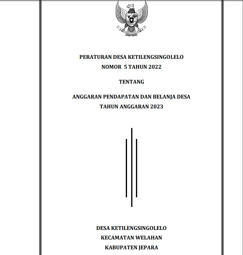PERDES No 5 Th 2022 Tentang APBDES TA. 2023
